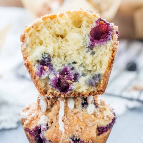 Blueberry muffins