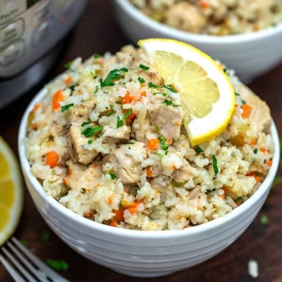 Instant Pot Chicken and Rice