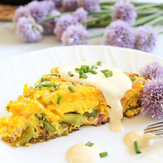 eggs benedict frittata