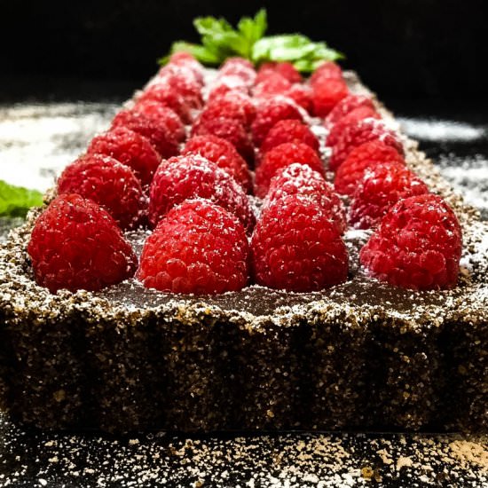 Chocolate Raspberry Tart