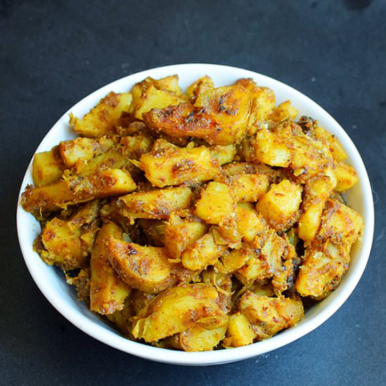 Sookha Alu Sabzi