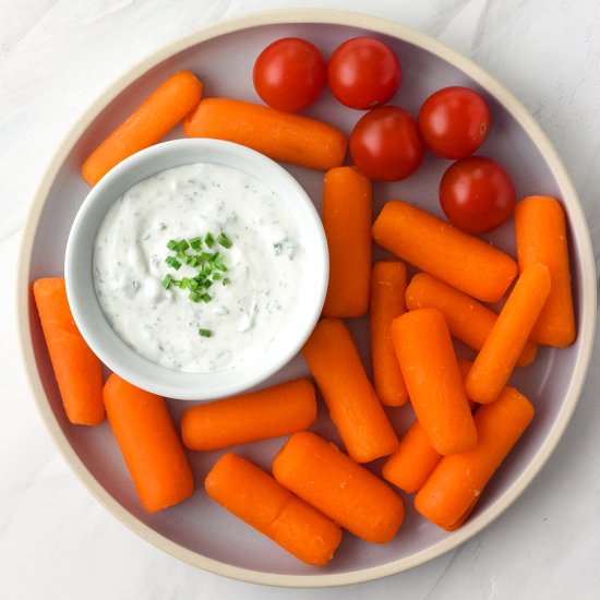 Greek Yogurt Ranch Dip For Two
