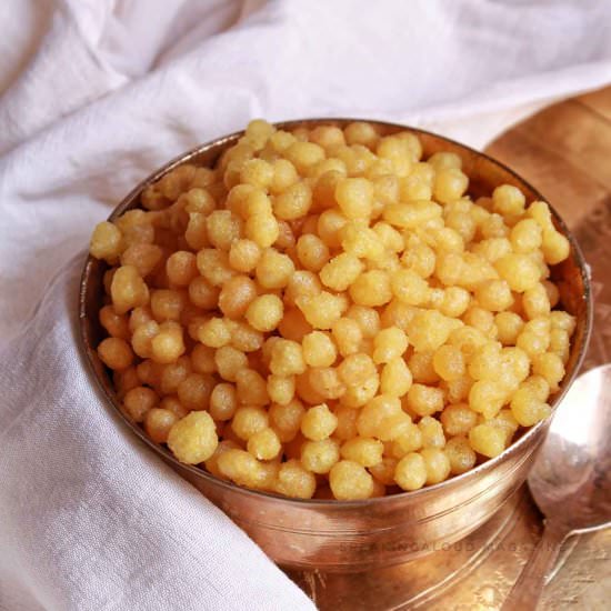 Sweet Boondi Recipe