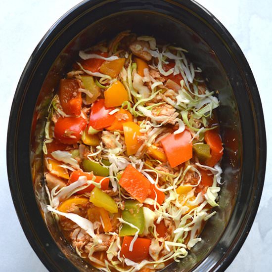 Healthy Crockpot Salsa Chicken