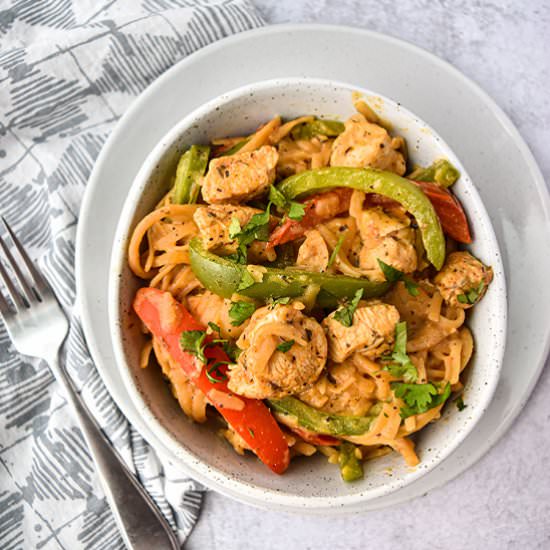 Healthy Cajun Chicken Pasta