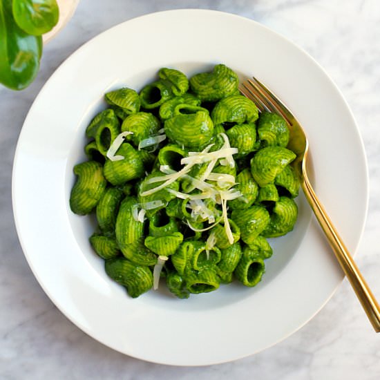 Pasta with Kale Sauce