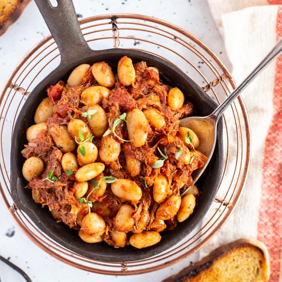 Pulled Pork Baked Beans