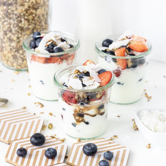 Fruit And Yogurt Parfaits