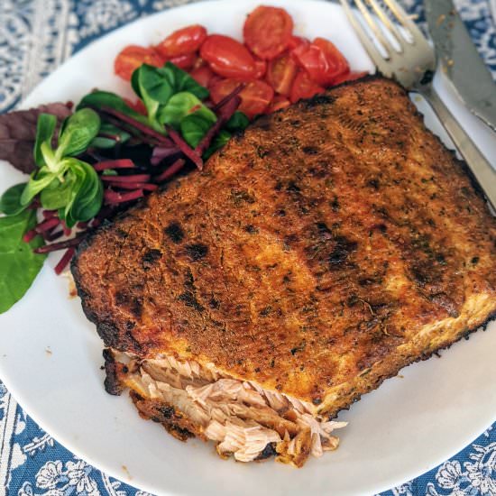 Tandoori salmon