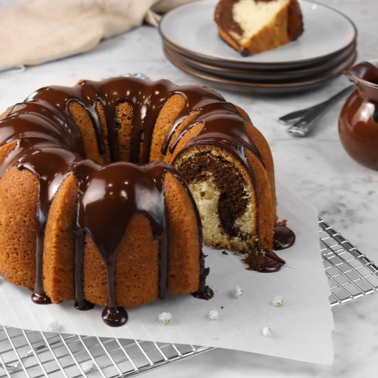 Chocolate Marble Pound Cake
