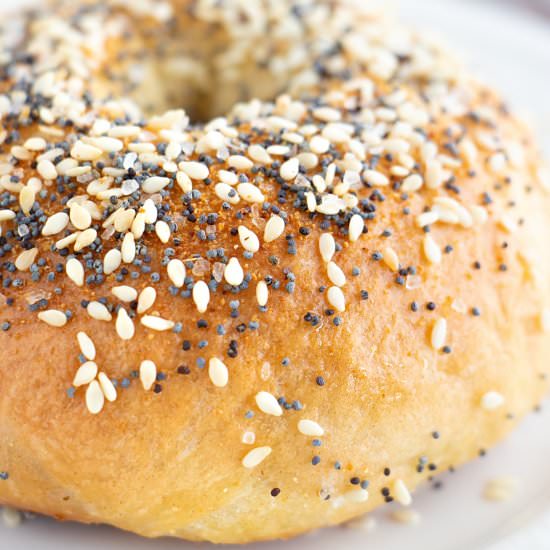 Homemade Vegan Bagel