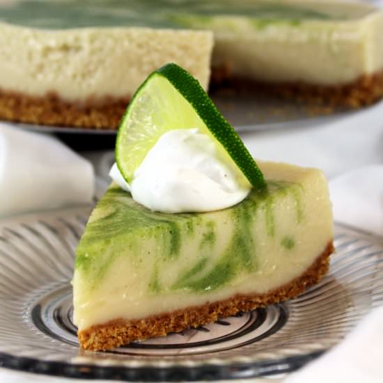 No Bake Key LIme Pie Cheesecake