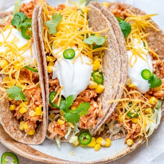 BUFFALO CHICKEN TACOS