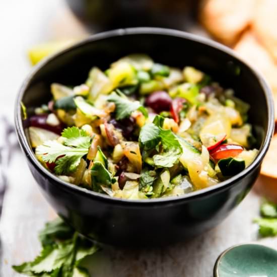 Sweet and Spicy Fresh Salsa