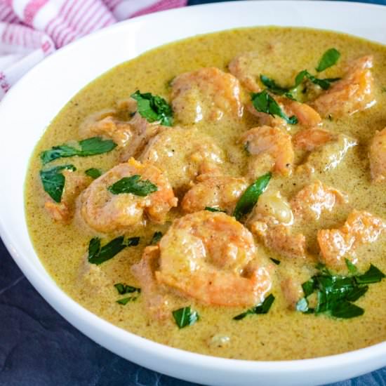 Keto Shrimp Coconut Curry