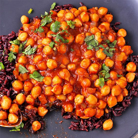 Chickpea curry masala