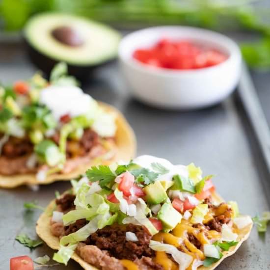 Beef Tostadas