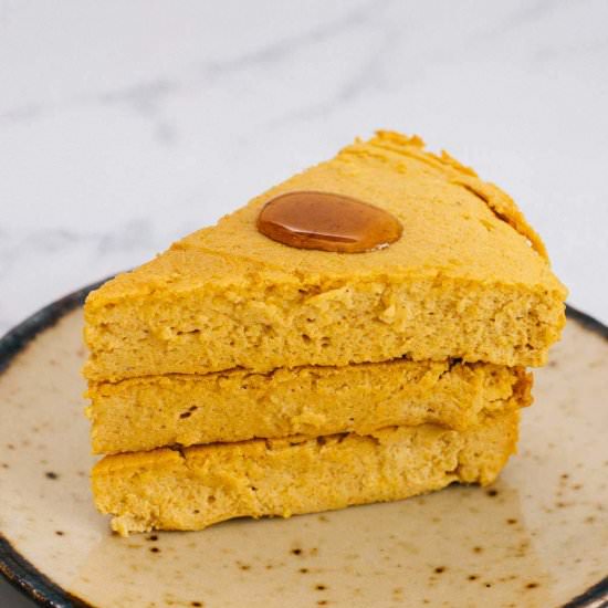 Healthy Pumpkin Cheesecake