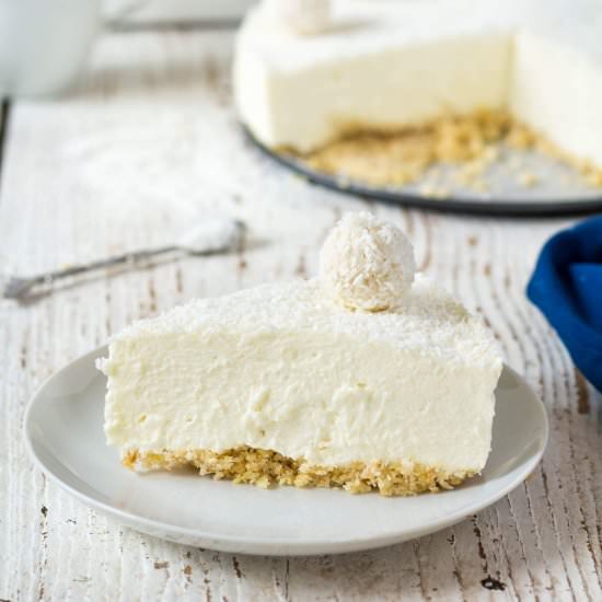 No-bake Raffaello Cheesecake