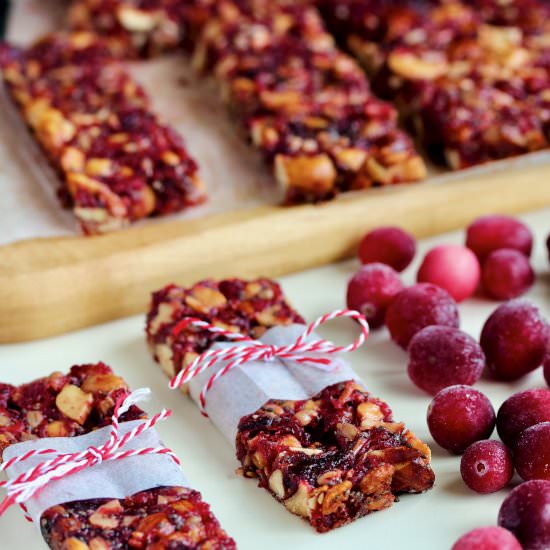 Grab & Go Cranberry Crunch Bars
