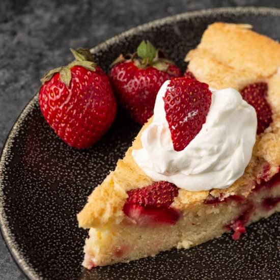 Skillet Strawberry Pound Cake