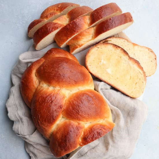 tsoureki (greek easter bread)