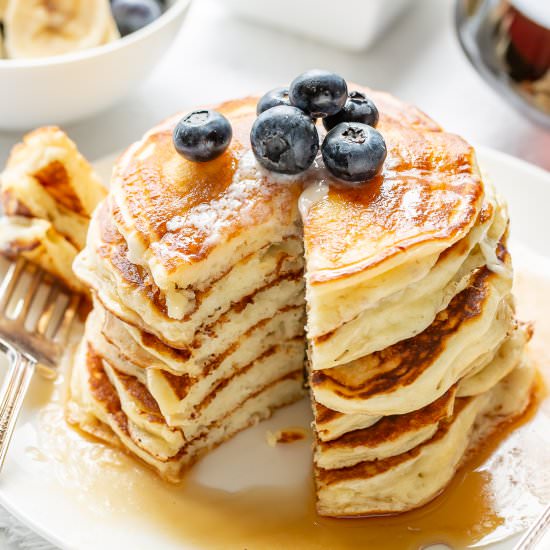 BEST Buttermilk Pancakes
