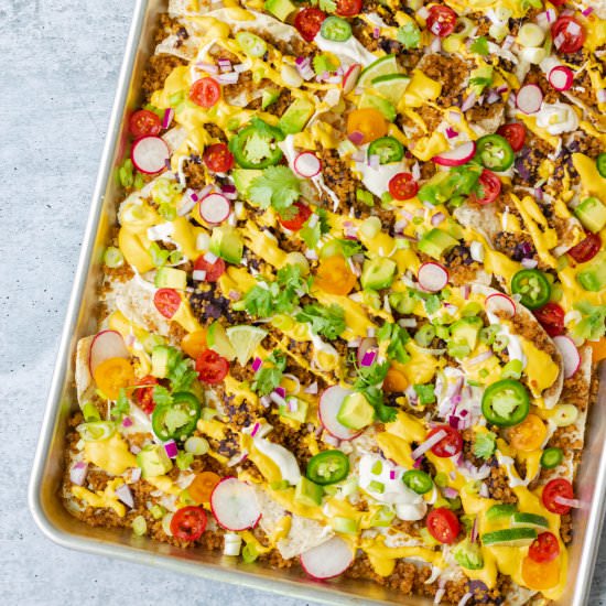 Sheet Pan Vegan Nachos