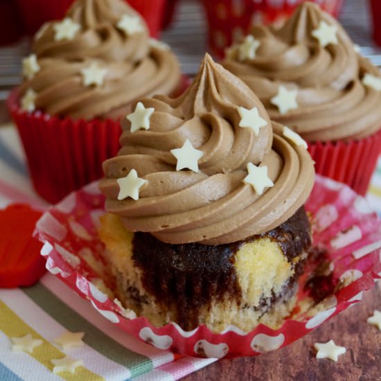 marble cupcakes
