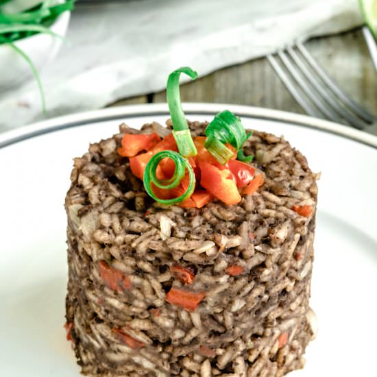 Guatemalan Black Beans and Rice