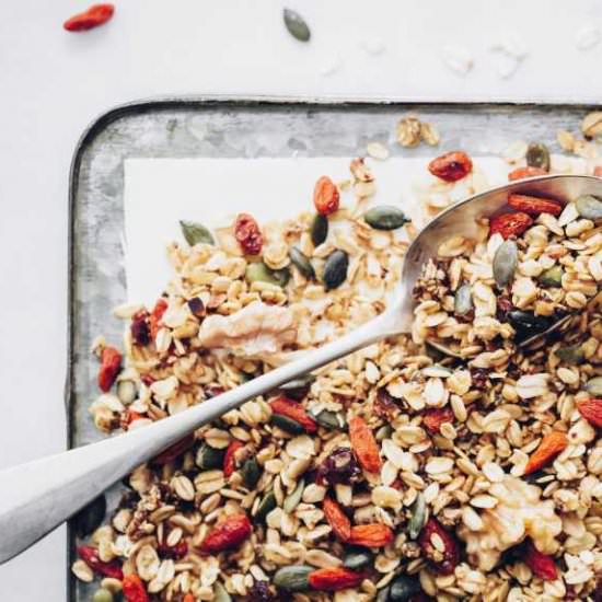 Sugar-Free Vegan Granola