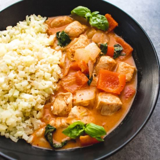 Thai Red Curry Chicken