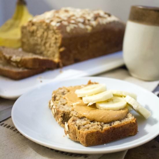 Peanut Butter Banana Bread