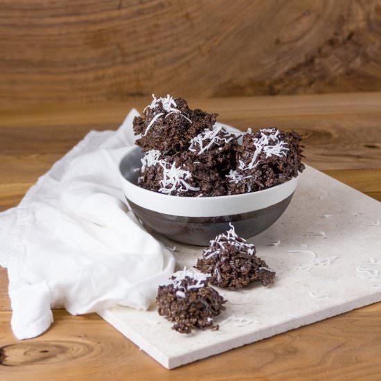 Chocolate Coconut Candy Cookies