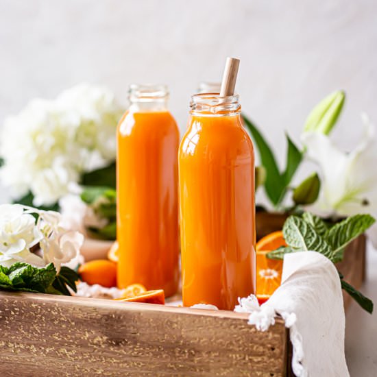 Orange Sunrise Blender Juice