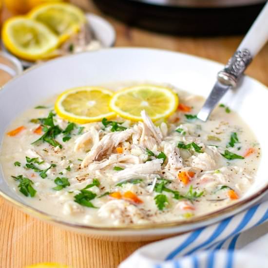 Instant Pot Lemon Chicken Soup