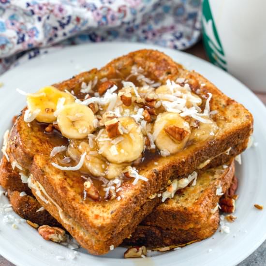Whole Wheat Coconut French Toast