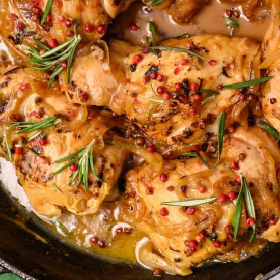 Honey Mustard Chicken Skillet!