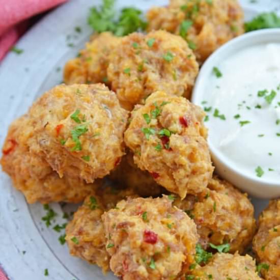 Pimento Cheese Sausage Balls