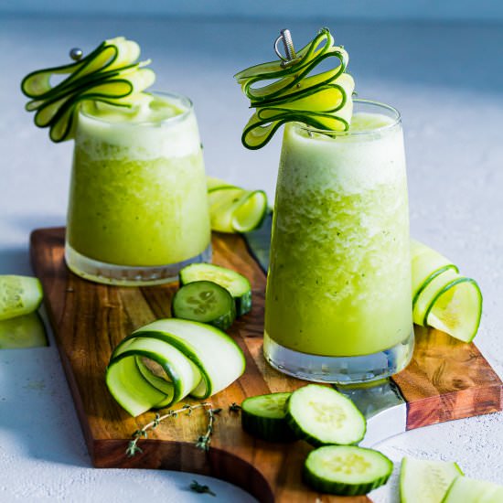 Margarita Slush with Cucumber