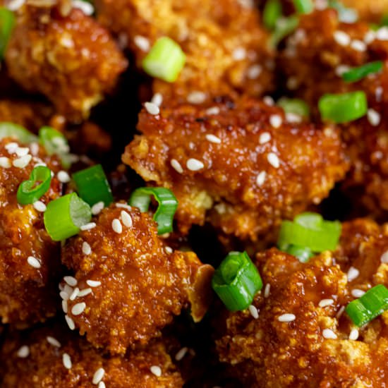 Vegan GF Teriyaki Cauliflower Wings