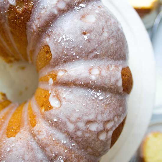 Glazed Buttermilk Donut Cake