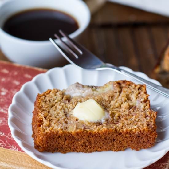 Healthy Honey Banana Bread