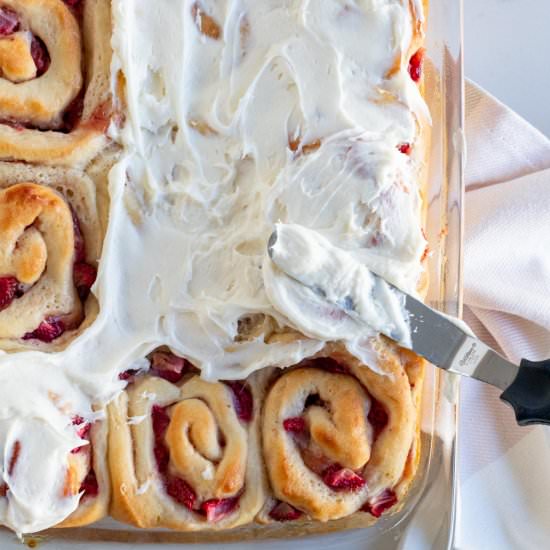 Strawberry Sweet Rolls