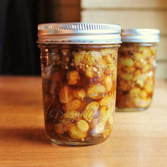 Pickled Golden Raisins