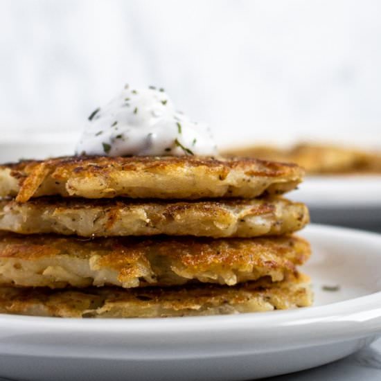 Simple Vegan Potato Pancakes