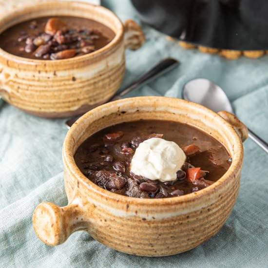 Instant Pot Black Bean Soup