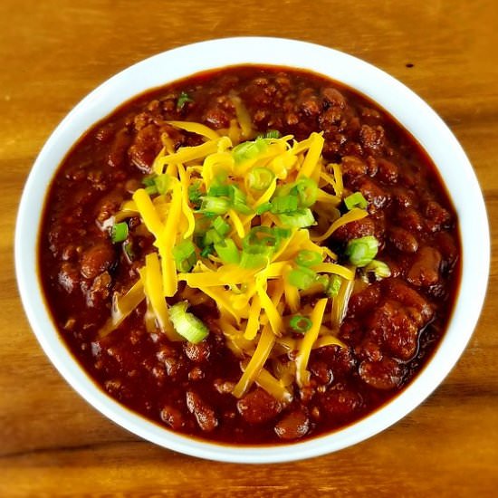 chili with tomato sauce