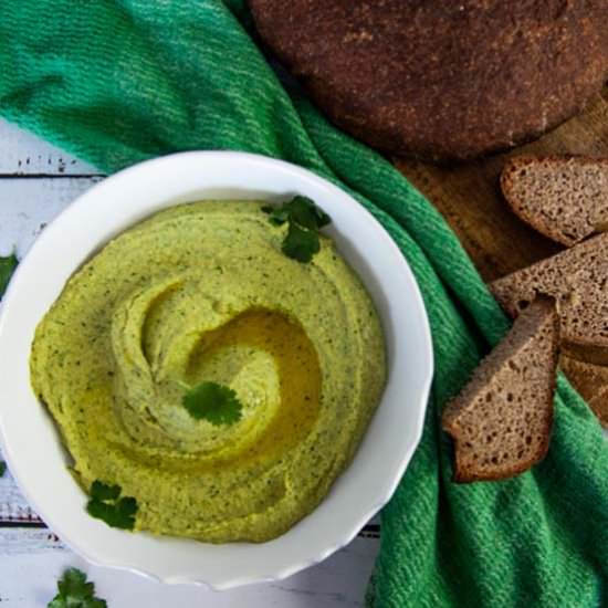 Cilantro Jalapeno Hummus