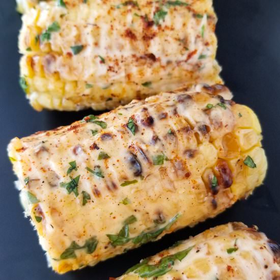 Grilled Mexican Corn